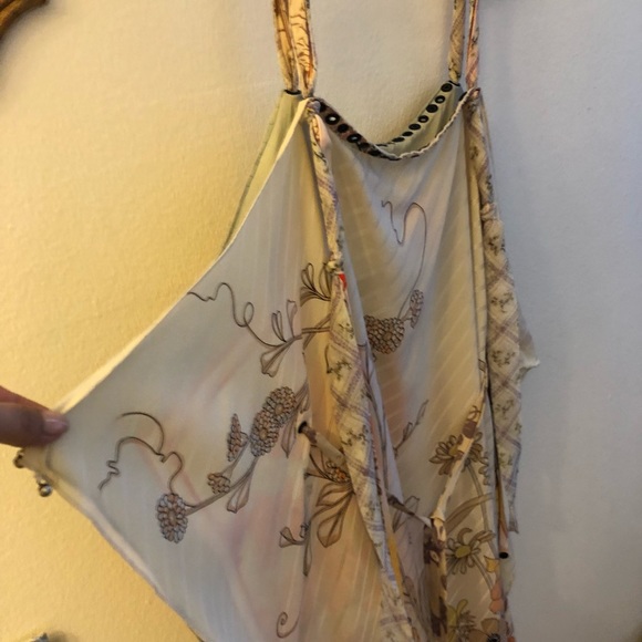 Fabulous French silk floral scarf dress. Stunning. - Picture 3 of 7